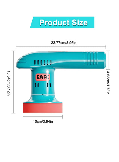 EAFC Car Polisher Handheld Wireless Polisher Car Polishing Waxing Sanding Machine Power Tool for Car Body Cleaning Waxing Repair
