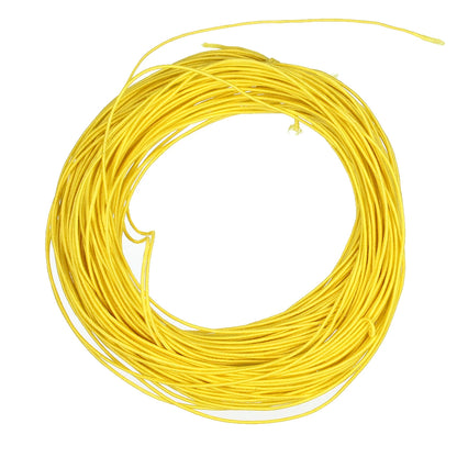 Apx 25 Yards 1mm Fabric Crafting Cords DIY Bracelets Braided Elastic Cord Beading Threads Stretch String for Jewelry Making