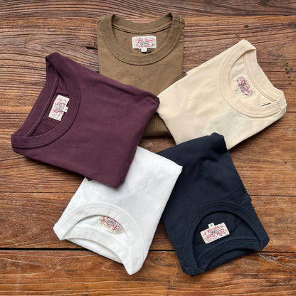 T1-0006 Red Tornado Big US European Size Crew Neck T-Shirts Men 270gsm Heavy  100% Cotton Casual Tee Shirt