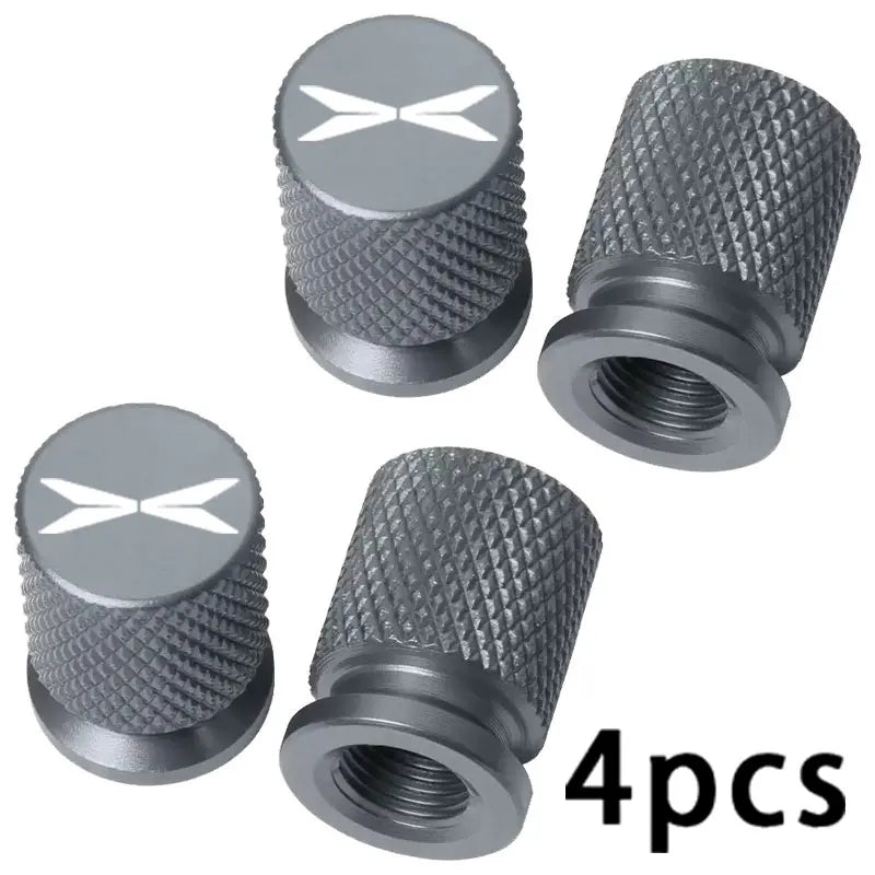 Car Wheel Tire Valve Caps Tyre Stem Covers Accessories For Xpeng N5 P5 P7 P7i X9 M03 460 G3 G3i G6 G9 G9X X2 X9 H93 Xiaopeng