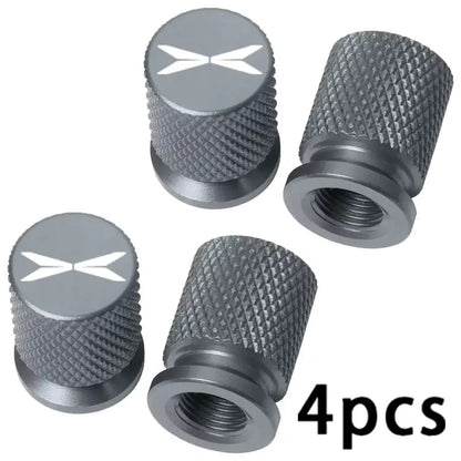 Car Wheel Tire Valve Caps Tyre Stem Covers Accessories For Xpeng N5 P5 P7 P7i X9 M03 460 G3 G3i G6 G9 G9X X2 X9 H93 Xiaopeng