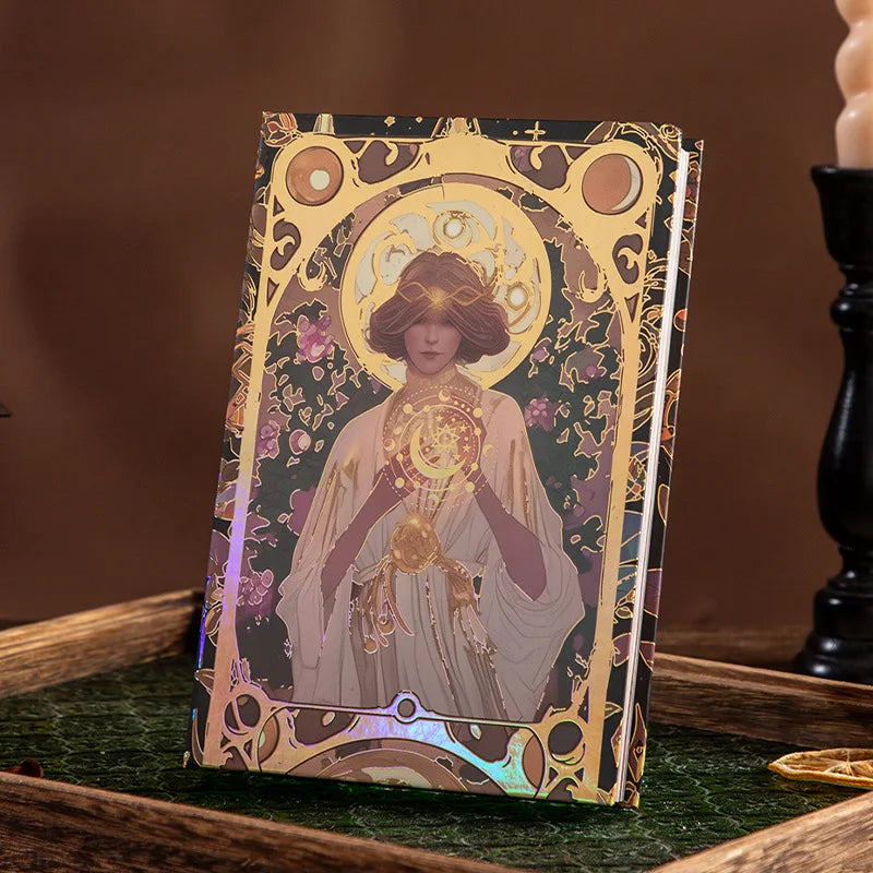 Renaissance A5 Notebook,Oil Painting Hardcover Illustrations,Full-Color Handbook,128 Sheets/Book,100GSM,Professional Handbook