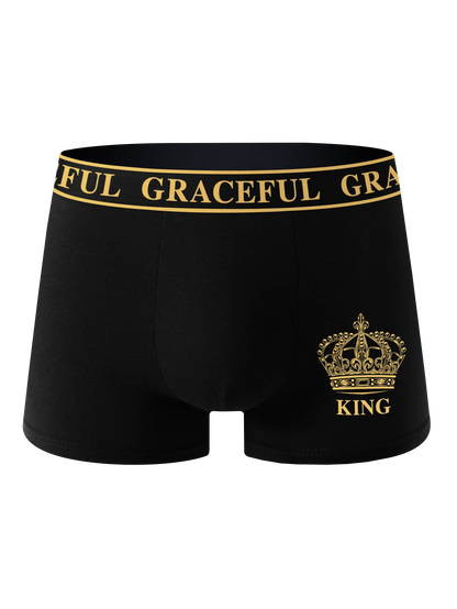 4 Piece Men's Underwear Soft Breathable Comfortable Men's Boxer Briefs High-end Black Casual Sports High Quality Men's Pants