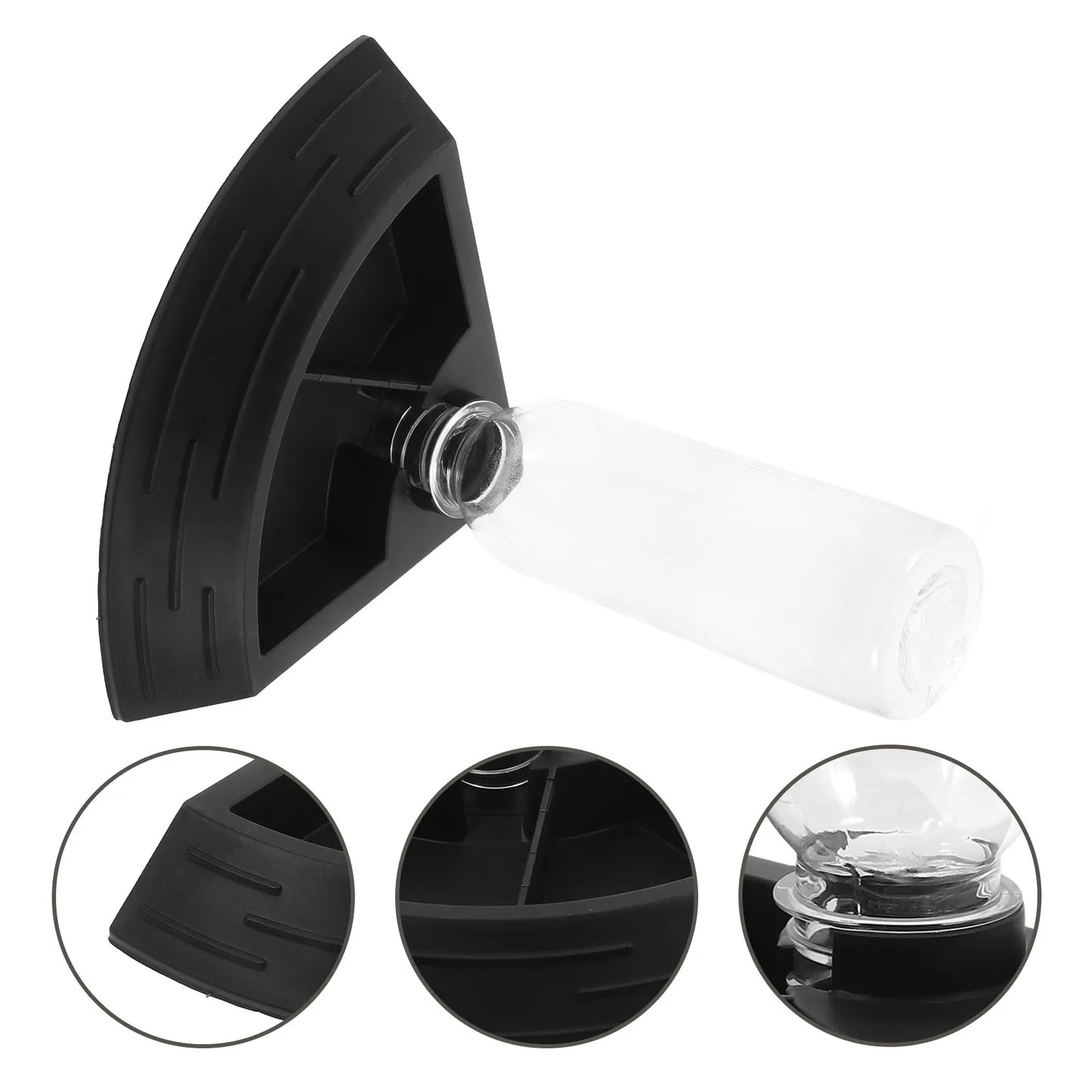 Automatic Reptile Water Bowl with Spillproof Design ABS Material Easy Clean for Tortoise Turtle Lizard Gecko in Tank Accessories