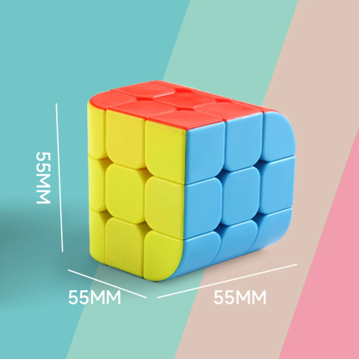 3x3x3 twisted, stress reducing, brain strengthening, puzzle solving, professional smooth speed, children's toy gift