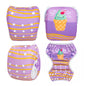 U PICK ALVABABY Swim Diaper Adjustable Swim Nappy for Swimming Lessons Fashion Design Swimming Nappy for Baby Under 8 Months