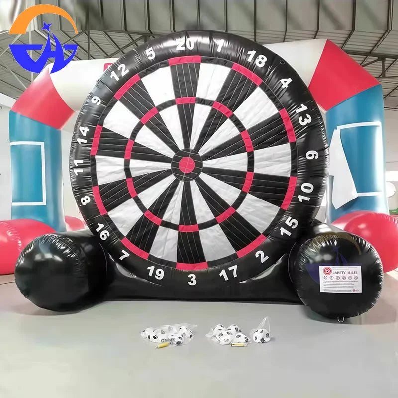 Inflatable Soccer Darts Board Game with Ball Oxford Inflatable Football Target Outdoor Dartboard for Kids And Adults