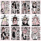8PCS Digital Circus Collage Nostalgia Aesthetic Motorcycle Laptop Stationery Scrapbook Phone Retro Supplies Graffiti Stickers