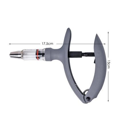 1ml-10ml Veterinary Automatic Continuous Syringe Adjustable Vaccine Injection 10pcs Needle for Livestock Pig Cow Sheep Chicken