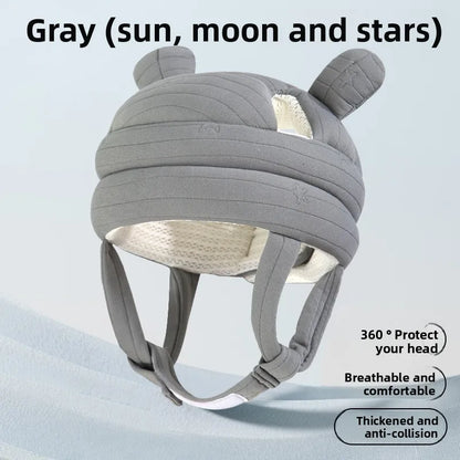 Baby Walking 360 Head Protection and Anti Fall Hat Children's Anti-collision Breathable Baby First Walking Head Protection Pad