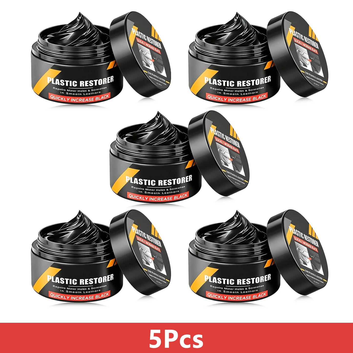 Car Plastic Restorer Crystal Clear Auto Interior Leather & Panel Renewal Wax Coating Agent Back To Black Gloss Car Wax Polish