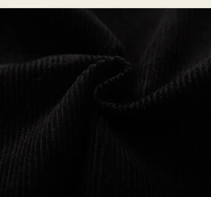 2026 Spring/Summer American Retro Workwear Long-Sleeved Farmer's Coop Jacket for Male Youth - High-end Trendy Corduroy Coat