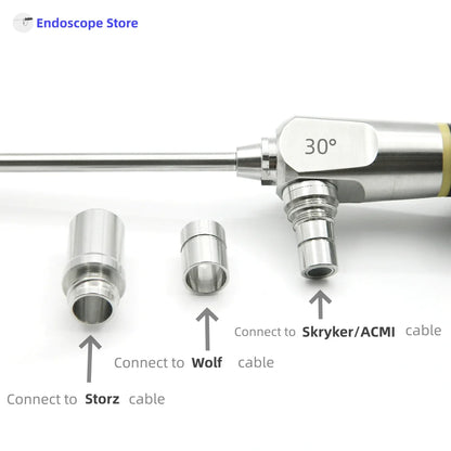 Medical Brow Lift Surgery(Upturned) Rigid Endoscope Sheath with Hole 4mmx175mm 30 degree Beauty Hospital Veterinary