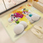 Popular Character D-Diddl Cut Bathroom Mat Non-Slip Laundry Room Mat Laundry Decor Balcony Child Living Room Toilet Rug