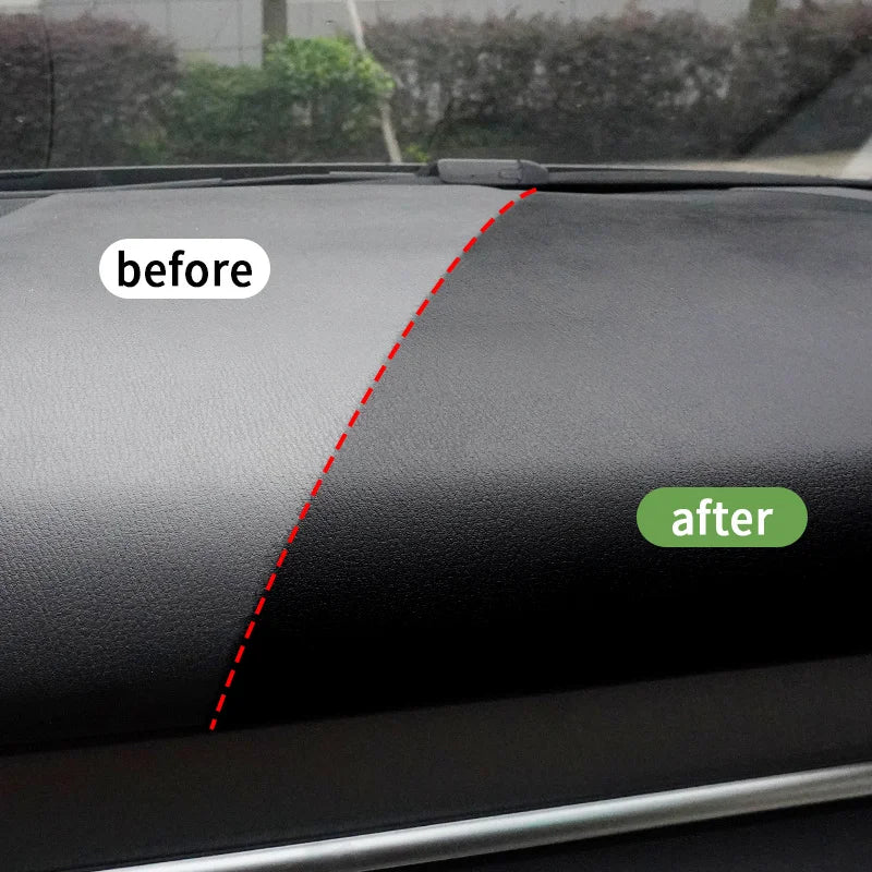 HGKJ S3 Car Plastic Restorer Liquid Leather Seat Restoration Coat Auto Interior Care Leather Renovator Conditioner Car Product