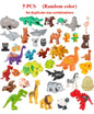 Building Block Toy Animal Series: Black Cat Dog Lion Tiger Elephant Children's Party Zoo Parent-child Interactive Holiday Gift