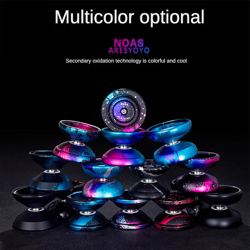 Yoyo Professional Magic Metal Yoyo With 10 Ball Bearing Alloy Aluminum High Speed Unresponsive Yoyo Classic Toys For Kids