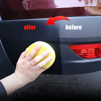 100ml All-in-One Automotive Plastic Restorer Spray - Instant Black Shine &, for Car & Trim, Dashboard/-like/Chrome Renew, Plasti