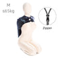 Sexy Charm Adult Rave Lingerie with Fetish Dog Hood Chest Harness Single Glove Arm Binder for Couple BDSM Body Bondage Clothing
