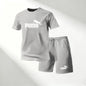 Hot Sale 2026 Men's T-Shirts Sets O-Neck Short Sleeve+Sports Shorts Quick Dry Casual Street Fashion Home Outdoor Running 2 Piece