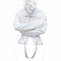 Leather SM Lingerie Straitjacket with Crotch Strap,Games Bondage Straight Jacket Harness,Slave Role Gimp Costumes BDSM Sextoys