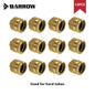 Barrow 12 PCS G1/4” Thread OD12/14/16mm Hard Tube Fitting Kit Anti-off Adapter Compression Connector for Computer Water Cooling