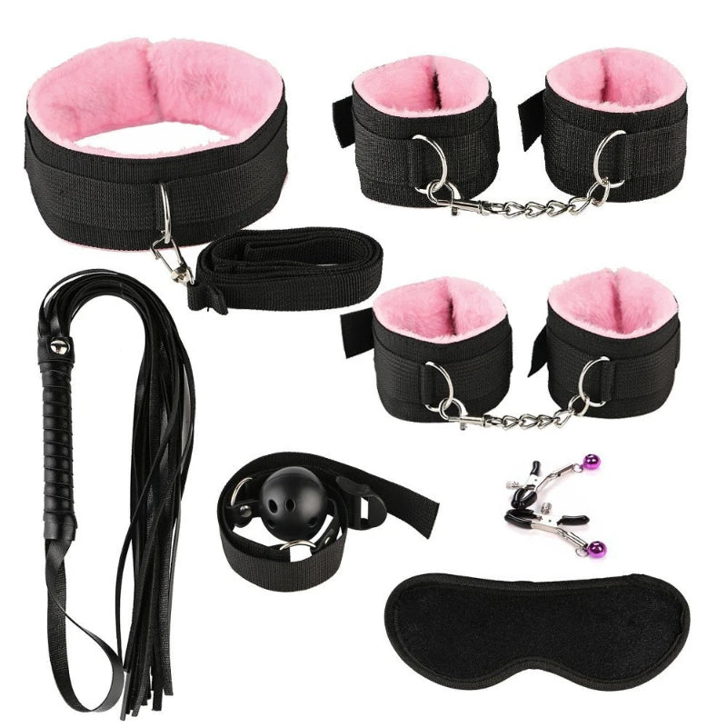 Enchanting SM Plush 10 Piece Set Alternative Plush 7 Piece Set Adult Binding and Binding Toys Flirting Supplies toys