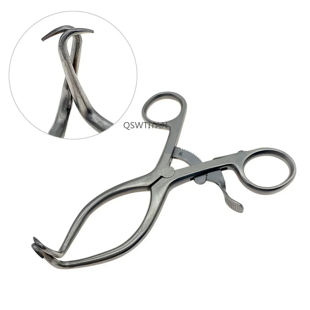 Stainless Steel Weitlaner Retractor 2 Claws Self-Retaining Retractor Orthopedic Bone Retractor Veterinary Surgical Instruments