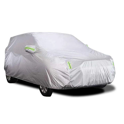Car Cover Outdoor Protection Exterior Sun Snow UV Covers SUV Sedan Auto Sunshade Dustproof Waterproof Black Silver