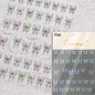 Jelly Butterfly 5D Nail Art Sticker Rhinestone Crystal Charming Shiny Insect Animals DIY Self Adhesive Decoration Manicure Decal