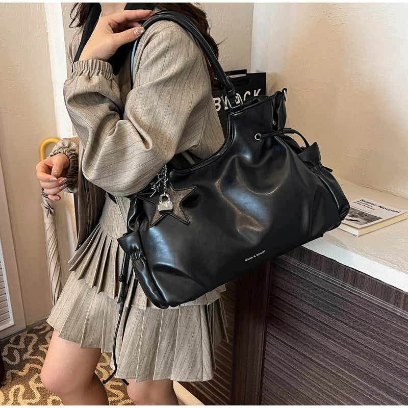 Fashionable Brand Design Tote Bag New Retro Shoulder Bag Casual Large-capacity Crossbody Bags Light Luxury High-end Women's Bags
