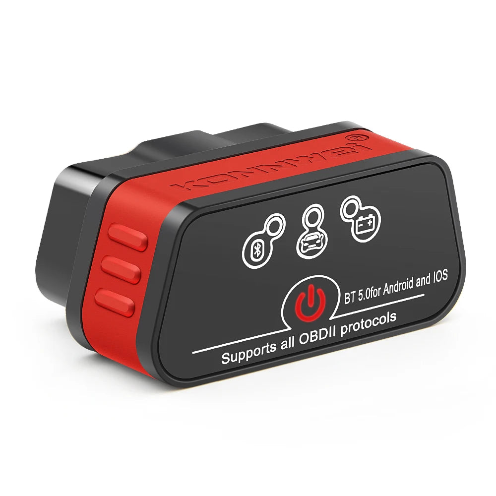KONNWEI KW901 ELM327 V1.5 Bluetooth 5.0 For IOS Android OBD2 Scanner OBDII Auto Car Diagnostic Tools Code Reader PK Vgate