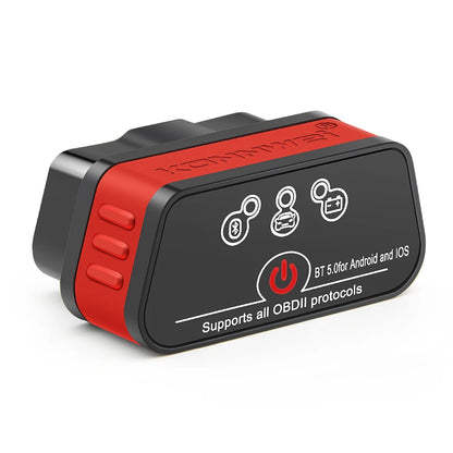 KONNWEI KW901 ELM327 V1.5 Bluetooth 5.0 For IOS Android OBD2 Scanner OBDII Auto Car Diagnostic Tools Code Reader PK Vgate