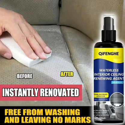 Car Interior Cleaner Seat Polishing Care, No-Rinse Stain Removal, Roof Renewal, Interior Cleaning Tools, Making Your Car Interio