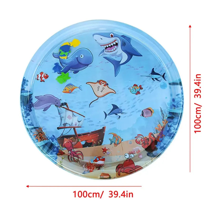 Baby Crawling Pad Water Pad Parent-child Water Toy PVC Inflatable Pad Children's Early Education Development Activity Toy