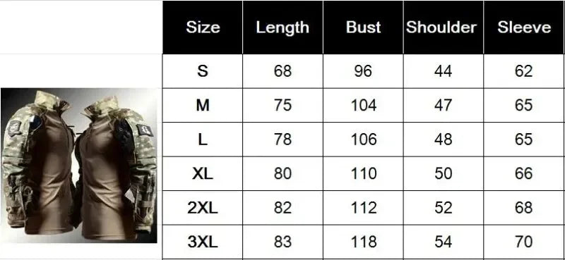 Tactical Frog Suit Men Airsoft Clothes Hunting Paintball Military Sets Assault Shirts Special Forces Outdoor Uniform Pants