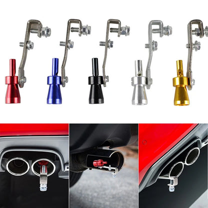 Universal Car Exhaust Pipe Oversized Turbo Whistle Car Refitting Turbo Whistle Exhaust Pipe Sound Tail Muffler