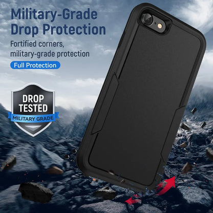 For iPhone SE 3 2022 Case Shockproof Hybrid Case Dual Layer Design Hard Cover For iPhone SE 2 2020/iPhone 6/6S/7/8 Plus Cases
