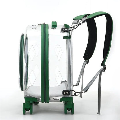 High Quality Pet Suitcase with Shoulder Straps, Portable for Dogs To Go Out Transparent Bag, Space Cabin, Cat Bag Large Capacity