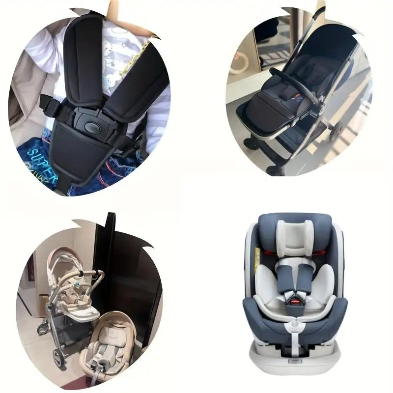 Universal Baby Safety Car Seat Belt Pads Baby Stroller Shoulder Strap Covers Soft Car Seat Belt Cushion Pram Shoulder Guard Pads