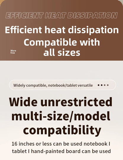 Foldable Laptop Stand 360°Rotation Notebook Table Aluminum Alloy Holder Portable Book Tablet Bracket with Heat Dissipation