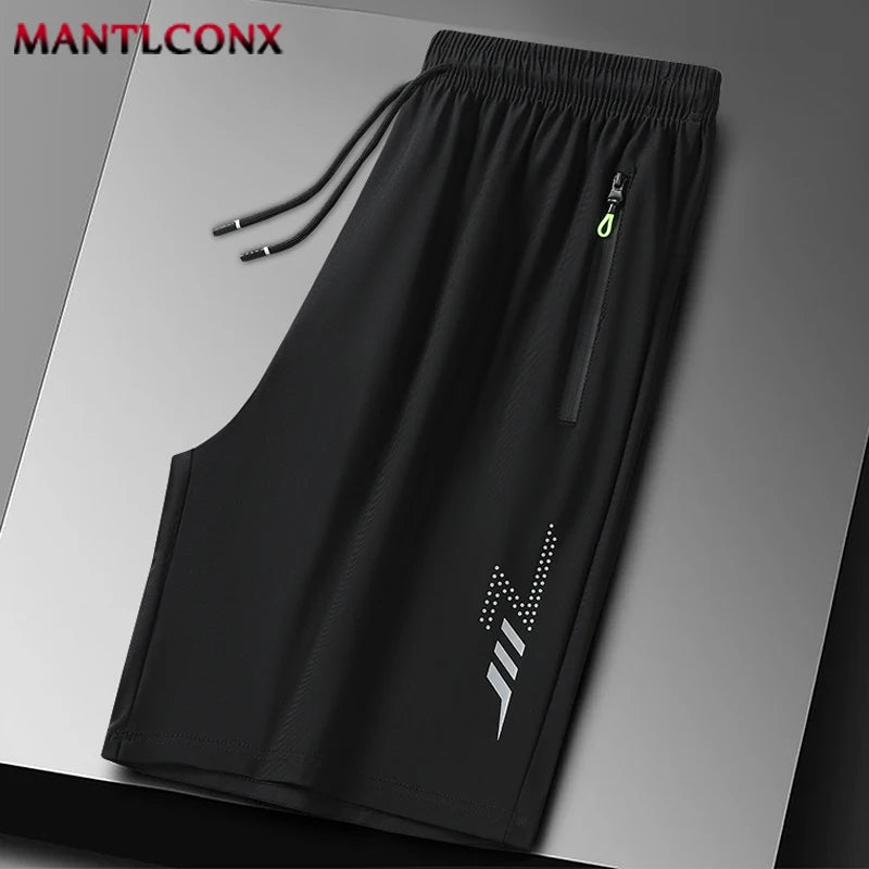 Men's Sports Shorts Elastic Workout Jogging Bottom Casual Gym Fitness Summer Short Pants Men Short Quick Dry Training Running XL