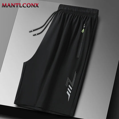 Men's Sports Shorts Elastic Workout Jogging Bottom Casual Gym Fitness Summer Short Pants Men Short Quick Dry Training Running XL