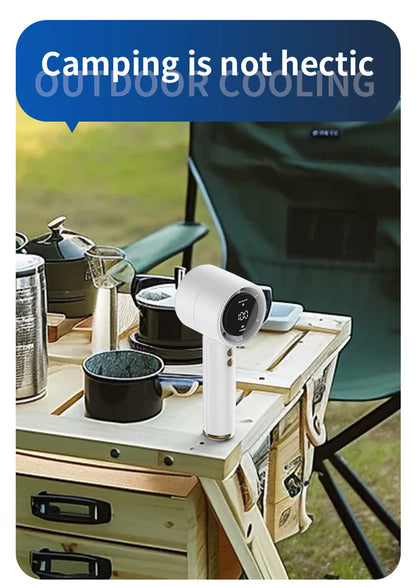 100 Speed High-speed Handheld Fan Usb Rechargeable Mini Portable Charging Turbo Fan Desktop Small Fan Outdoors Travel