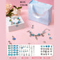 Diy Jewelry Making Kit Toys DIY Beaded Bracelet Set with Storage Box for Girls Gift Acrylic European Large Hole Beads Handmade