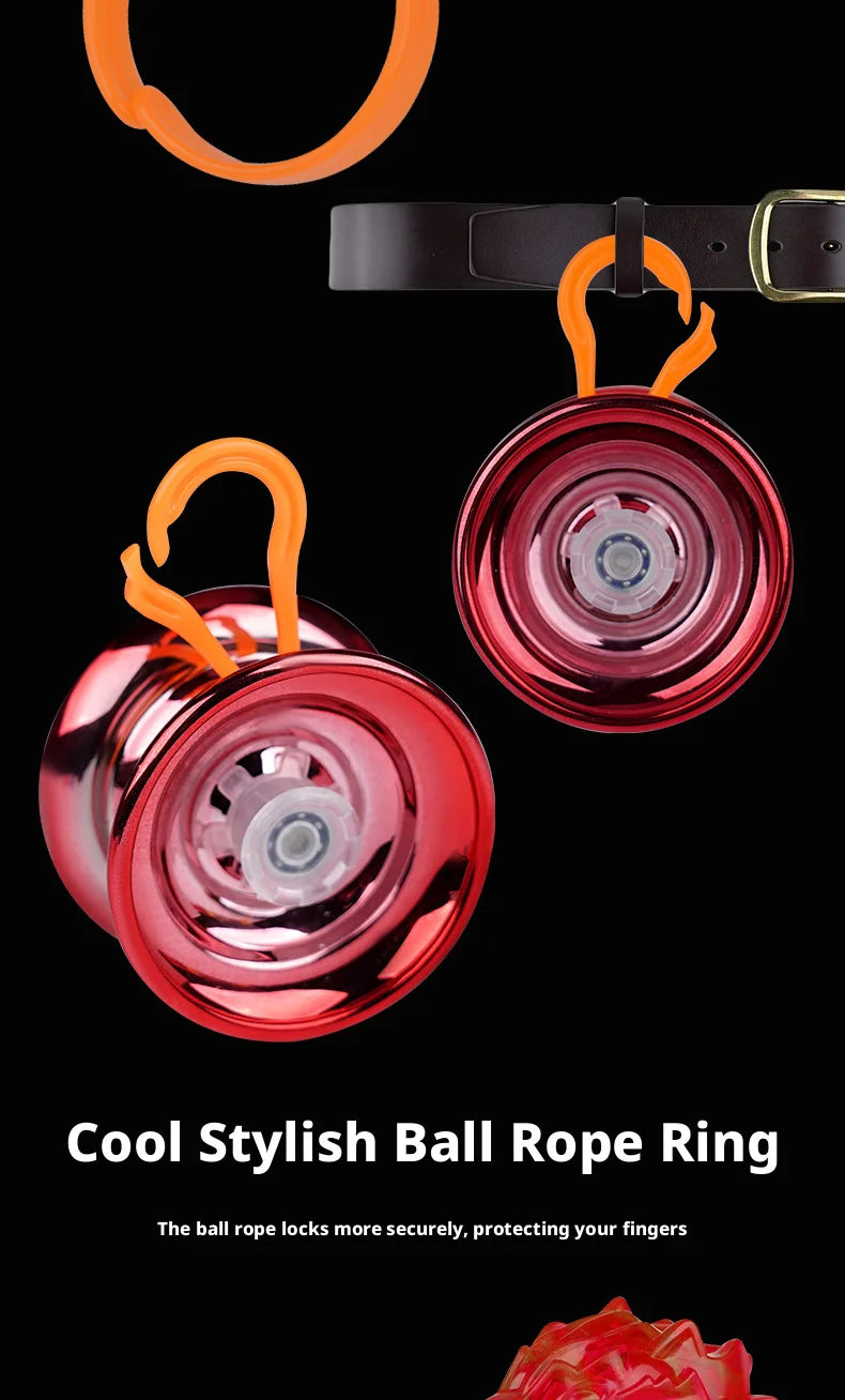 Professional Aluminum Metal Yoyo Ball for Children Beginners - Competitive Yoyoball with Accessories Suitable for Adults And Kid