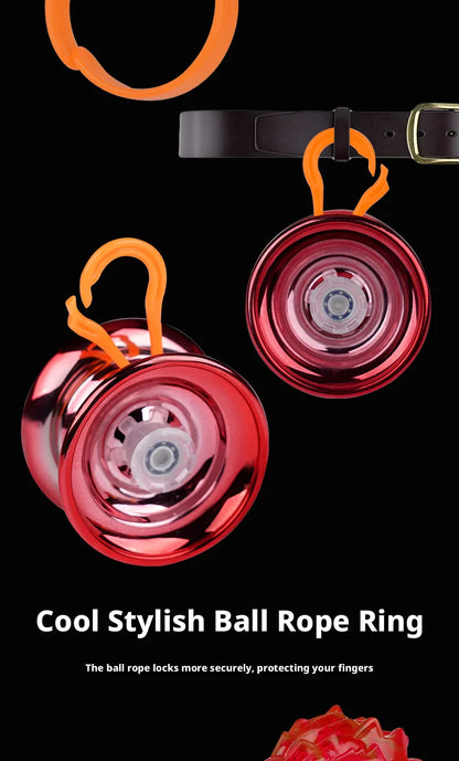 Professional Aluminum Metal Yoyo Ball for Children Beginners - Competitive Yoyoball with Accessories Suitable for Adults And Kid