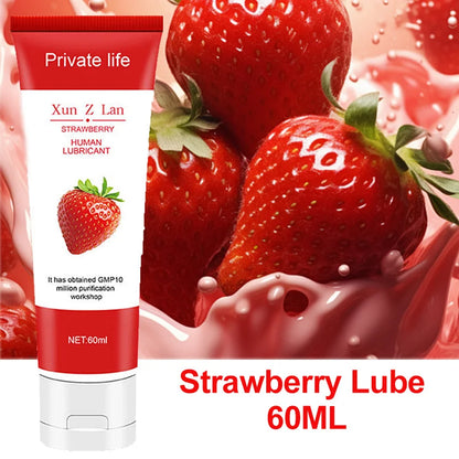 Fruit Water-Soluble Lubricantion Water Based Gel Lubricats Sex intimate For Adults Men Women Gay body Sexy Strawberry Fragrance