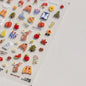 5D Pudding Jelly Dessert Fruit Cherry Pink Claw Print Bowknot Tie knot Love Heart Stars Nail Art Sticker Adhesive Manicure Decal
