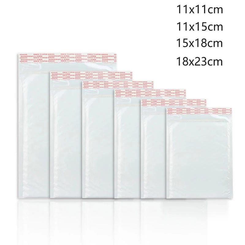 Universal Shipping Bags White Foam Envelope Adhesive Mailing Waterproof Bag Padded Envelopes for Magazine Lined Bubble Mailer